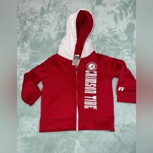 Russell Athletic Alabama Crimson Tide Kids Jacket - Red & White 2T